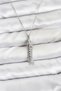 316L Steel Chain Silver Color Fish Model Zircon Stone Women's Necklace