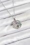 316L Steel Chain Silver Color Zircon Stone Butterfly Women's Necklace