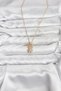 316L Steel Chain Gold Color Teddy Bear Model Zircon Stone Women's Necklace - 2