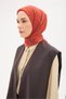 Olinda Scarf Clover Pattern Orange 90X90 - 3