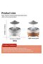 UFO Raindrop Aroma Diffuser Humidifier with LED Light & Mist Spray for Home Office - 2