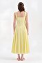 Women's Woven Lycra Fabric Sleeveless Design Long Dress - 2