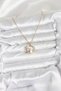 316L Steel Chain Gold Zircon Stone Christmas Themed Women's Necklace - 2