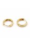 Gold Color Classic Hoop Earrings