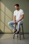İnterview Roys Linen Look Cotton Light Blue Trousers - 5
