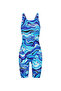 Amanzi Girls' Training Swimsuit Knee Length Active Seafire