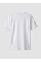 White Crew Neck Printed Men's T-Shirt - 6