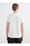 White Crew Neck Stone Women's T-Shirt - 7