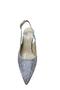 Women's Goblet Heeled Embroidered Open Back Stiletto - 6