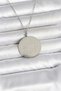 316L Steel Silver Color Ayetel Kursi and Allah Written Necklace - 2