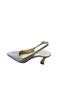 Women's Goblet Heeled Embroidered Open Back Stiletto - 4