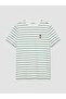 Green Crew Neck Embroidered Men's T-Shirt - 2
