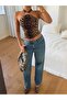 Leopard Printed Stretchy Bustier with Gold Accessories - 3