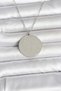 316L Steel Silver Color Ayetel Kursi and Allah Written Necklace