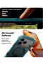 Ostand Q3 Air, iPhone 17 Pro Case with 360°Rotating Magnetic Stand MagSafe Compatible, Orange - 7