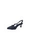 Egestyle 240 Women's Black Closed Toe Open Back Low Heeled Large Size Shoes 41 42 - 3