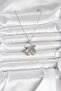 316L Steel Chain Silver Color Teddy Bear Model Openable Women's Necklace - 3