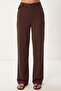 Belt Detailed Modal Top and Bottom Set Lnt0032 Brown - 5
