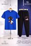 Children's Snic Syh Hucum Eden Single 3Lu in the Square 3LÜ T-Shirt Tracksuit Set - 3