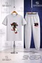 Children's Snic Syh Hucum Eden Single 3Lu in the Square 3LÜ T-Shirt Tracksuit Set - 3