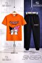 Children's Kromi 2-Piece T-Shirt and Sweatpants Set with Writing on the Top - 3