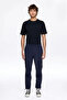 Tapered Fit Navy Blue Men's Cargo Pants - 6