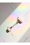 Rainbow Streak Heavyweight Rose Quartz Face Roller - 2