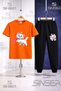 Children's Cat with Ribbon 3-Piece T-Shirt Tracksuit Set - 3