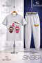 Children's Labbu 2-Piece Balloon 3-Piece T-Shirt Tracksuit Set - 3