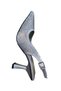Women's Goblet Heel Stoned Open Back Stiletto Evening Dress Shoes - 2