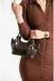 Women's Charm Gift Handbag and Shoulder Crossbody Bag Brown - 2