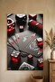 Modern Pattern Fabric Wall Covering Aesthetic Bedroom Decor Washable Quality Easy to Install Stylish