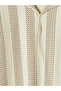 Beige Regular Fit Patterned Men's Shirt - 3