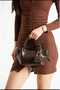 Women's Charm Gift Handbag and Shoulder Crossbody Bag Brown - 3