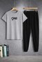 T-Shirt Sweat Suit One Printed Set Men/Women Unisex Model