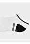 White Patterned Men's Booties Socks 5-Pack - 2