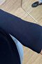 Navy Blue Soft Textured Blouse - 5