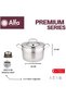 Premium 18cm Stainless Steel Casserole Pot | 18/10 Cr-Ni (304) | Triplex Capsule Base | Induction Compatible | Professional Quality | Made in Türkiye - 2