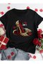 Love Written Leopard Shoe Pattern Printed Premium Oversize T-Shirt