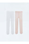 Esvab • Modern & Distinctive Glittery Girls' Thin Pantyhose 2-Pack