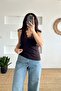 Brown Laced Camisole Blouse