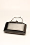 Black wrinkled skin women's bag - 4