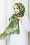 Water Pearl Rose Patterned Cotton Soft Fabric Hijab Daily Shawl Rose - 2