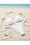Women's Tie-Up Bikini Set/ Red-Blue-Pink-White-Yellow-Black - 3