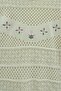 Floral Embroidered Openwork Patterned Knitwear Sweater -Cream - 4