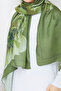 Water Pearl Rose Patterned Cotton Soft Fabric Hijab Daily Shawl Rose - 4