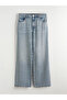 Blue Stone Wideleg Women's Jean Trousers - 4