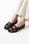 Rose Embroidered Women's Ballet Shoes