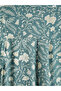 Green Judge Collar Floral Women's Tunic - 4