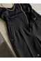 Minella Fashion Women's Black Skinny Leg Fabric Trousers High Waist Slim Fit Office Chic - 3